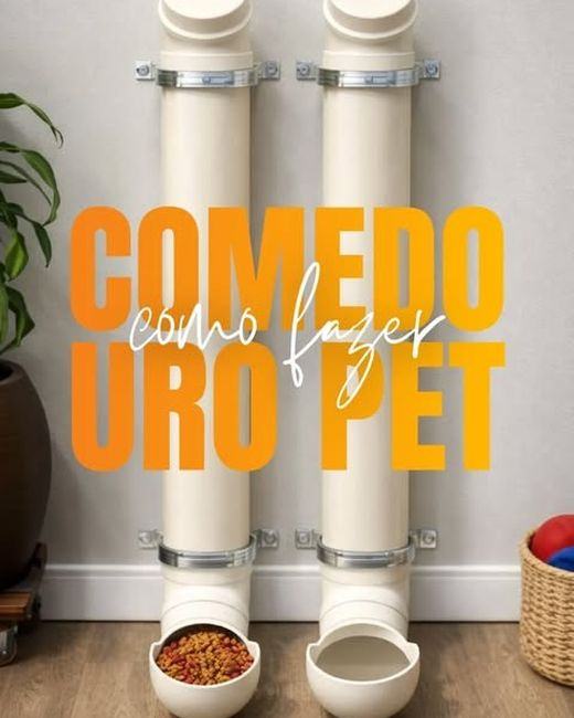 Como fazer comedouro pet com cano de PVC